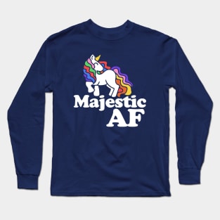 Majestic AF Unicorn Long Sleeve T-Shirt